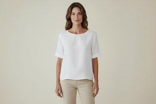 White top front view