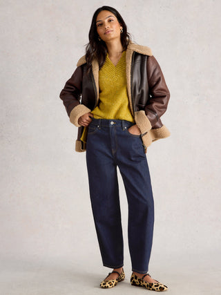 White Stuff Aubrey Barrel Leg Jean Regular Length