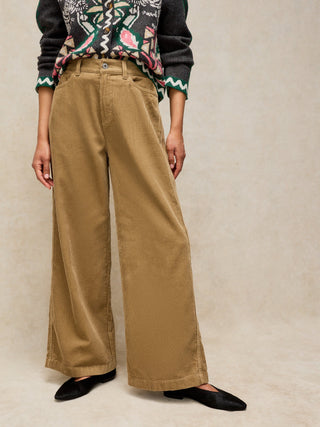 White Stuff Ayla Cord Wide Leg Trousers