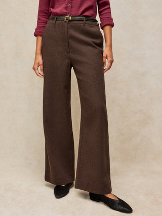 White Stuff Belle Tweedy Wide Leg Trousers
