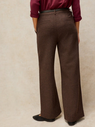 White Stuff Belle Tweedy Wide Leg Trousers