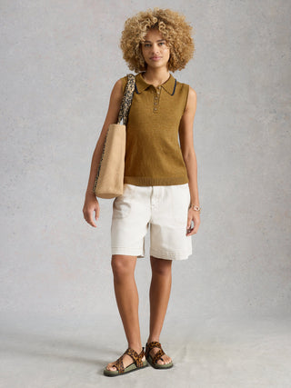 White Stuff Candice Collar vest