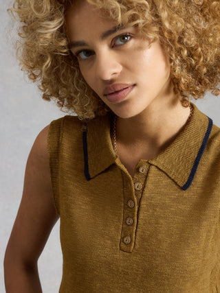 White Stuff Candice Collar vest