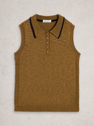 White Stuff Candice Collar vest