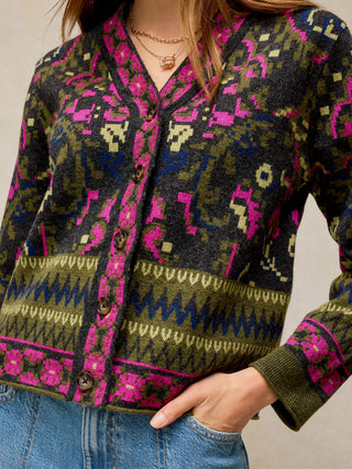 White Stuff Celestial Jacquard Cardi