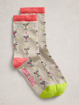 White Stuff Novelty Cocktail Ankle Sock