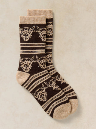 White Stuff Cow Cabin Sock