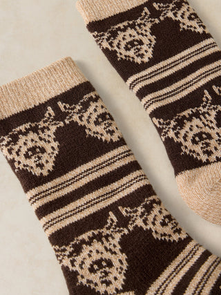 White Stuff Cow Cabin Sock
