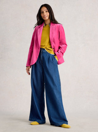 White Stuff Evelyn Velvet Blazer