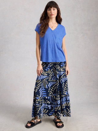 White Stuff Iris Linen T-Shirt