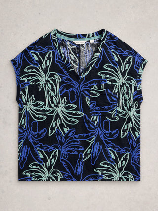 White Stuff Iris Linen T-Shirt
