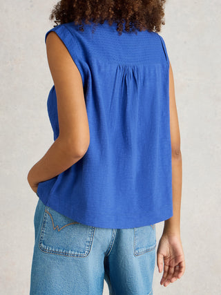 White Stuff Isla Mix Sleeveless Top