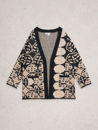 White Stuff Jewel Longline OpenCardigan