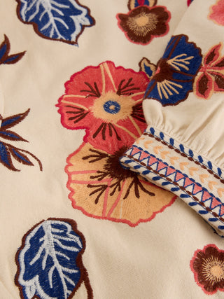 White Stuff Jolie Embroidered Jacket