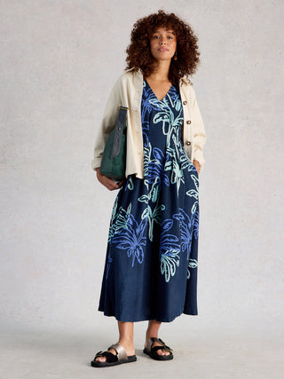 White Stuff Kate Linen Blend Dress