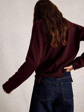 White Stuff Lily V-Neck Jumper