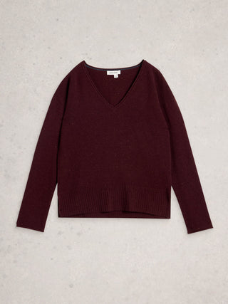 White Stuff Lily V-Neck Jumper
