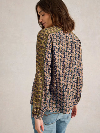 White Stuff Mabel Mixed Print Top