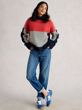 White Stuff Mary Colourblock Jumper