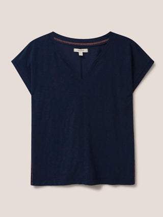 White Stuff Nelly Notch Neck T-Shirt