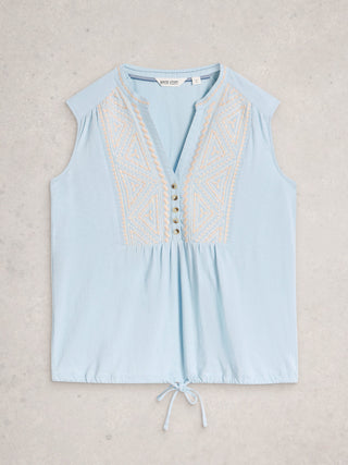 White Stuff Peony Sleeveless Top