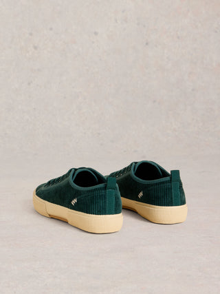 White Stuff Pippa Cord Lace Up Trainer