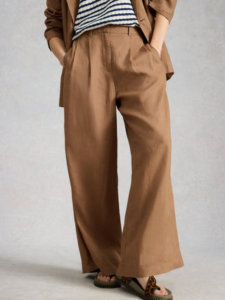 White Stuff Sasha Wide Leg Linen Trouser