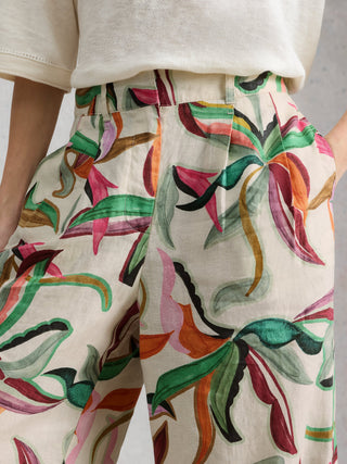 White Stuff Sasha Wide Leg Linen Trouser