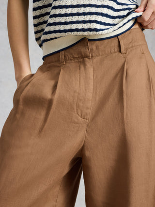 White Stuff Sasha Wide Leg Linen Trouser