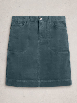 White Stuff Tia Knee Length Cord Skirt