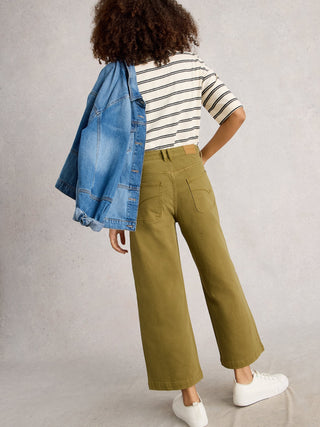 White Stuff Tia Wide Leg Crop Jean