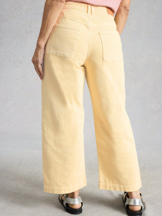 White Stuff Tia Wide Leg Crop Jean