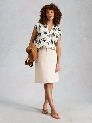 White Stuff Tia Denim Skirt